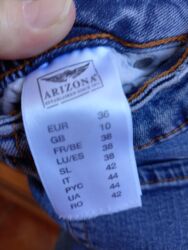 Farmerke: Nove farmerke ARIZONA, vel. 36, normalan struk, ravne nogavice, sastav — 15