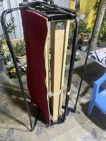 raskladuška: Metaldan çərçivəli qatlanan çarpayı (raskladuşka) satılır. - Ölçü — 3