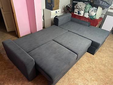 sofa: Угловой диван, Складная, Двухместный — 3