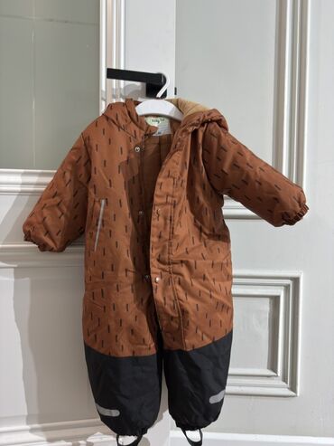 детский комбинезон для новорожденных: Детский зимний комбинезон - Тип: слитный комбинезон с капюшоном -