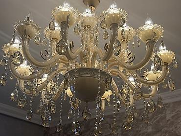 mişura işıq: Çılçıraq, 10 və daha çox lampa, Şüşə — 3