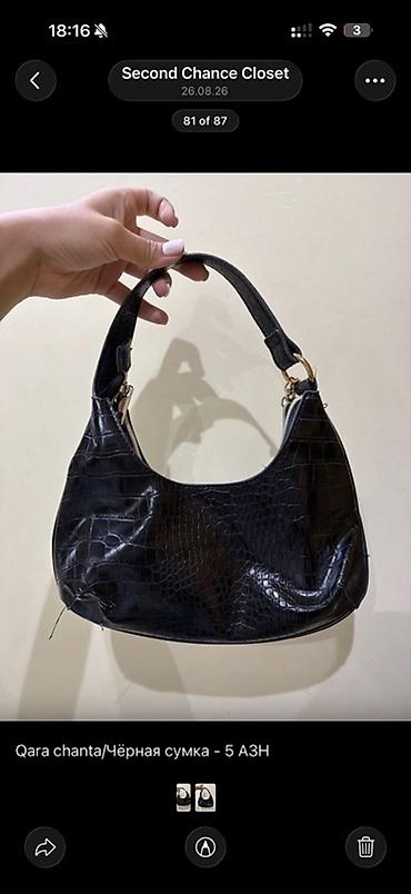armani canta: Emporio Armani çanta (orijinal) - Model: kiçik ölçülü krossbodi/çiyin — 3