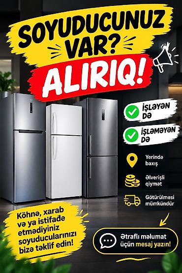 marojna xaladenik: Xidmət: Soyuducu alışı Təsvir: - İşləyən və ya işləməyən soyuducuları — 1