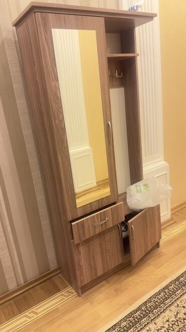 Otaq qapıları: Taxta daxili qapı – dekorativ şüşəli modellə - Material: təbii ağac — 10