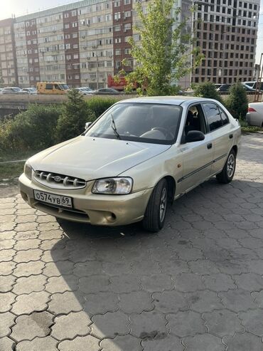 авто в рассрочку кыргызстан: Hyundai Accent: 2002 г., 1.5 л, Механика, Бензин, Седан