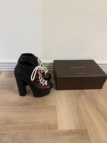 bot kar: Gucci, Ölçü: 36, rəng - Qara, İşlənmiş — 1