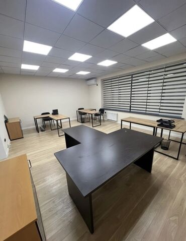участок под бизнес ак ордо: Сдаю Офис, 100 м², 1 линия, С оборудованием, С отдельной кухней