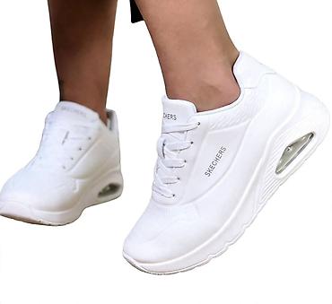 nike 207: Skechers ženske patike – bele, lagane i udobne - Model: Skechers — 1