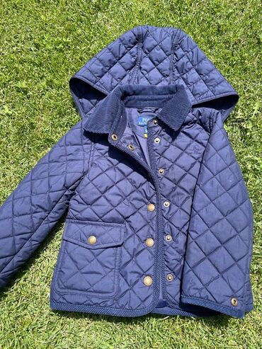 детский мир куртка для мальчика: 1) Стёганая куртка Polo Ralph Lauren тёмно-синего цвета с капюшоном