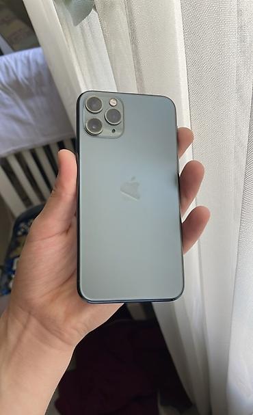 IPhone 11 Pro, Б/у, 64 ГБ, Зеленый, Чехол, 77 %