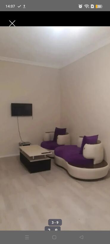 Uzunmüddətli kirayə evlər: 80 kv. m, 2 otaqlı, İnternet, Qaz, Telefon — 3