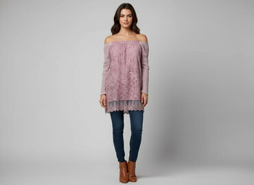 elegancka tunika plus size: Туніка жіноча, розмір S