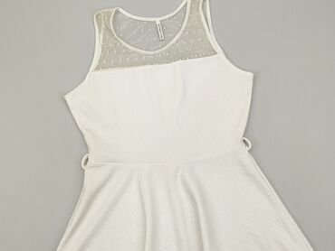 biała sukienki mini: Sukienka, 2XL, stan - Bardzo dobry