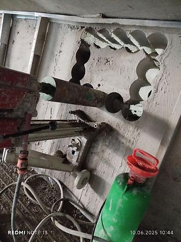 Beton işləri: #Betonkesme #betondeşmə Beton kubik kərpic - dən kəsim deşim — 3