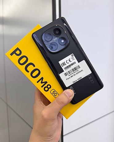 Poco: Poco M8, Б/у, 256 ГБ, цвет - Черный, В рассрочку, 2 SIM — 1