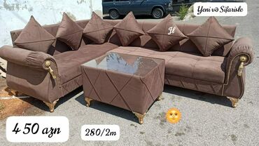 uqlavoy divan modelleri 2020: Угловой диван, Новый, Нераскладной, Без подьемного механизма