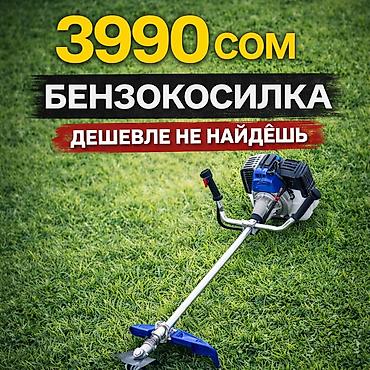 Бакча техникасы жана жабдуулар: Газон чапкыч, Жаңы, Бензин, 10000 Вт, Эки такт, Акылуу жеткирүү, Өзү алып кетүү — 2
