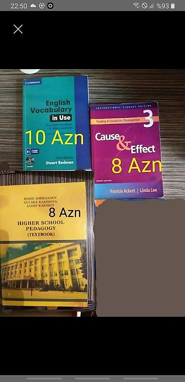 Kitablar və jurnallar: Vacobulary, higher school pedagogy — 2