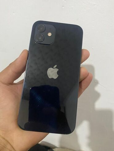 купить корпус пк: IPhone 12, Колдонулган, 64 ГБ, Кара, Каптама, 75 %
