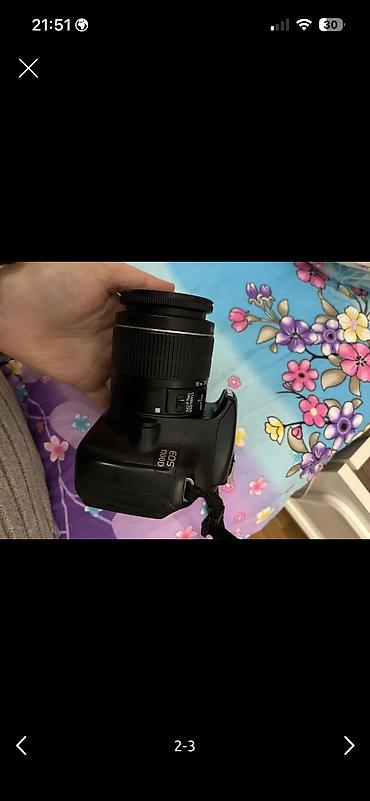 canon eos rp qiymeti: Canon EOS 1100D DSLR fotoaparat - Linza: Canon Zoom Lens EF-S 18-55mm — 3