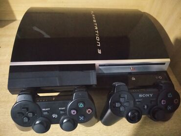 PS3 (Sony PlayStation 3): SonyPlayStation 3 в хорошем состоянии + все комплектующие 2 геймпада