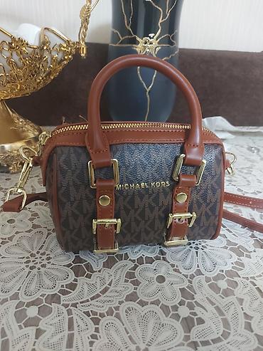 Mıchael Kors mini çanta - Model: Barrel/mini “satchel” tipli qamış