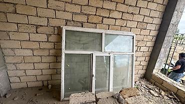 Pəncərələr: İşlənmiş İkiqat şüşə paketi Plastik pəncərə, Еni: 212 sm, Uzunluğu: 182 sm — 1