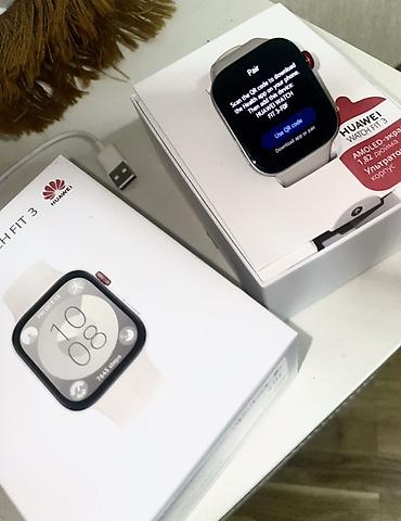 huawei ekran: Məhsul: Huawei Watch Fit 3 ağıllı saat Ideal vəziyyətdədir,tam — 1