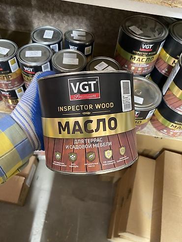 Масло для террас и садовой мебели VGT Premium Inspector Wood -