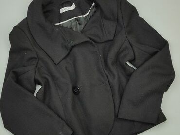 czarne bluzki bez ramiączek: Płaszcz Damski, M&Co, 3XL, stan - Dobry