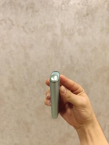 tek qas: IQOS (Philips Morris) tütün qızdırma cihazı – metallik açıq mavi — 1