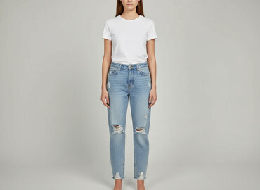 pepco legginsy prążkowane: PULL&BEAR, Джинси жіночі, розмір 2XS