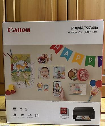 Ofis avadanlığı: 📌 Canon PIXMA TS6340 – Yeni, Qutusunda! Printer yenidir, işlənməyib — 2
