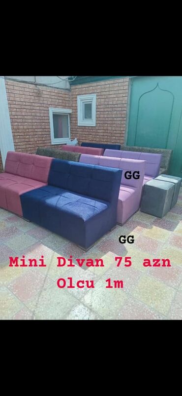 tek divanlar: Диван, Новый, Нераскладной, Без подьемного механизма, Платная доставка