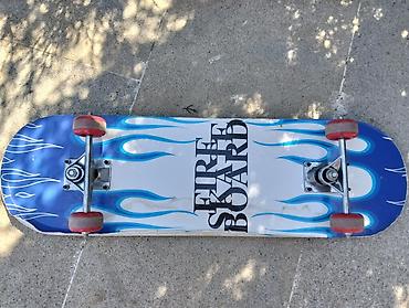 drift trike: Skateboard – Fire Skate Board dizaynı - Lövhə: klassik iki tərəfli — 4