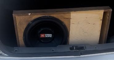 monobloklar: Avtomobil üçün audio sistem komplekti - Subwoofer: JBL 1200 seriyası — 4