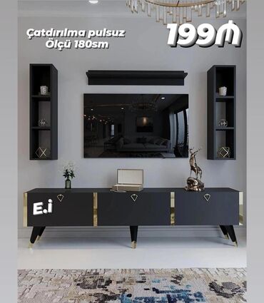 televiziya mebelləri: *TV stend 199Azn💥* ✔️Rəng seçimi var *Şəhər daxili Çatdırılma və