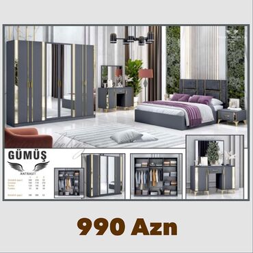 ucuz qapi: 2 təknəfərlik çarpayı, Dolab, Termo, 2 tumba, Azərbaycan, Yeni