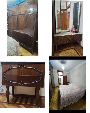 Çarpayılar: 2 təknəfərlik çarpayı, Dolab, Termo, 2 tumba, İşlənmiş