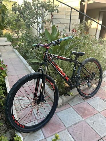 start velo: BMX Sport dağ velosipedi - Çərçivə: yüngül alaşımlı, qara rəng — 4