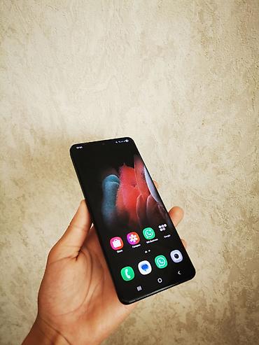 boş lazer: Samsung Galaxy S21 Ultra, 256 GB, rəng - Qara, Simsiz şarj — 1
