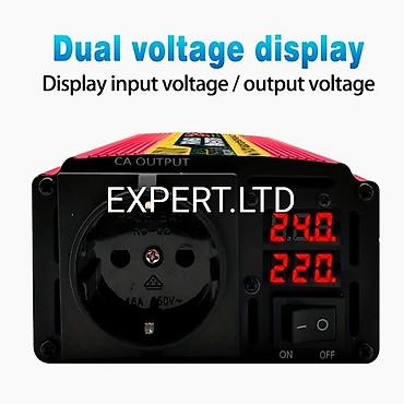 İnverterlər: Yeni Inverter, 3000-5000 Vt, 12 - 220 volt, Rayonlara çatdırılma, Ünvandan götürmə, Ödənişli çatdırılma — 5