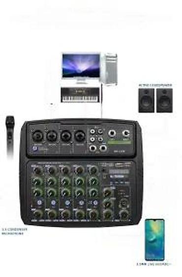 Pojačala i prijemnici: MIKSETA 4 KANALA BLUETOOTH USB BESPLATNA DOSTAVA | Odlična mala — 15