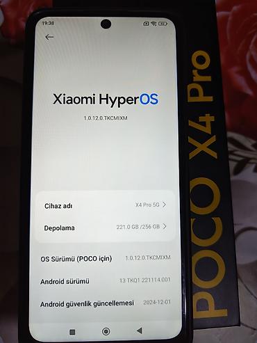 poco x4 pro 5g: Poco X4 Pro 5G, 256 GB, rəng - Qara, Barmaq izi, Face ID, Sənədlərlə — 4