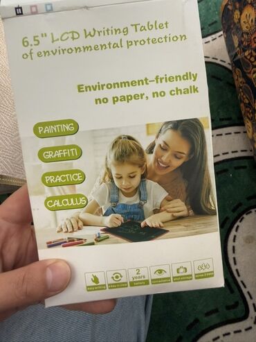 планшеты с стилусом: LCD планшет для письма и рисования 6.5" Экологичный вариант для