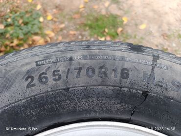ось на прицеп: Колеса в сборе 265 / 70 / R 16, Всесезонная, Комплект, Внедорожные (АТ/МТ), Литые