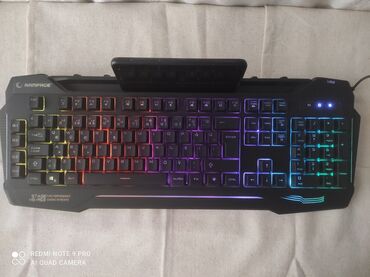 Klaviaturalar: Rampage oyun klaviatura 4 knopka proqramla ve 9 eded isiq funksiyali — 13