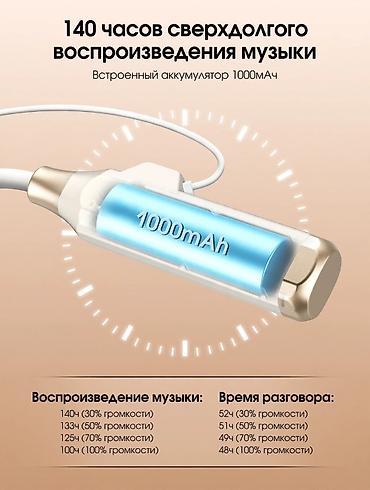 Наушники: Беспроводные гарнитуры, Новый, цвет - Черный — 10
