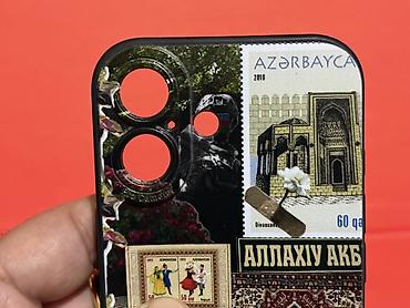 pulsuz uce: Azeri temalı smartfon qabı - Model uyğunluğu: İki böyük kamera kəsiyi — 8