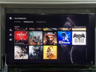 PS5 (Sony PlayStation 5): Playstation Slim 1 TB Diskli Versiya Playstation ideal vəziyyətdədir — 5